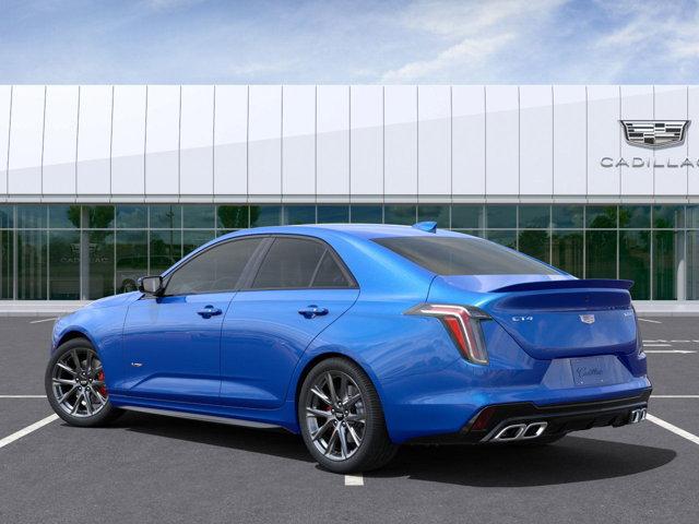 new 2025 Cadillac CT4-V car, priced at $60,455