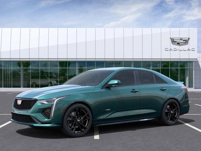 new 2025 Cadillac CT4-V car, priced at $58,210