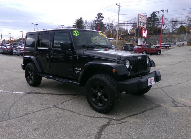 used 2015 Jeep Wrangler Unlimited car, priced at $18,800