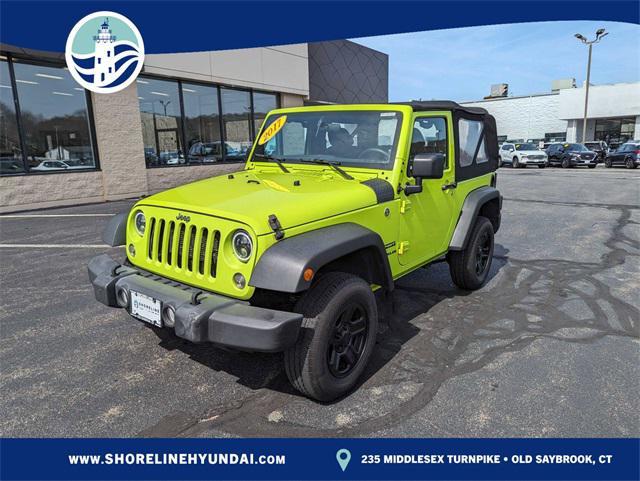 used 2017 Jeep Wrangler car, priced at $17,997