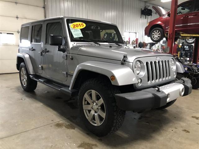 used 2015 Jeep Wrangler Unlimited car, priced at $16,995