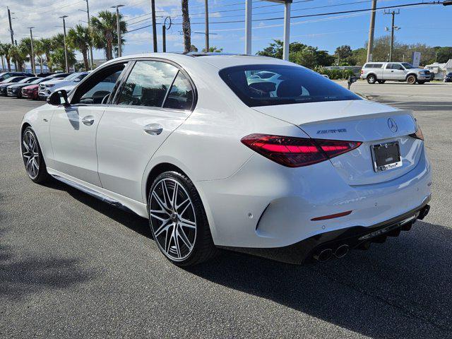 new 2025 Mercedes-Benz AMG C 43 car, priced at $73,590