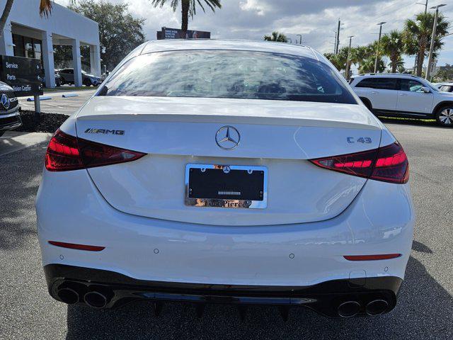 new 2025 Mercedes-Benz AMG C 43 car, priced at $73,590