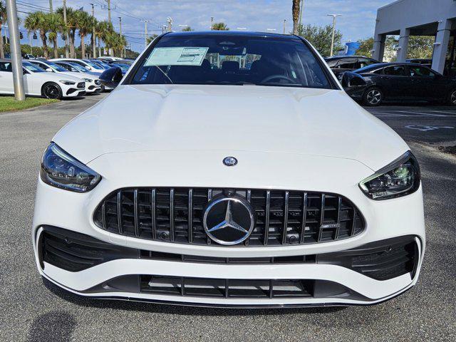 new 2025 Mercedes-Benz AMG C 43 car, priced at $73,590