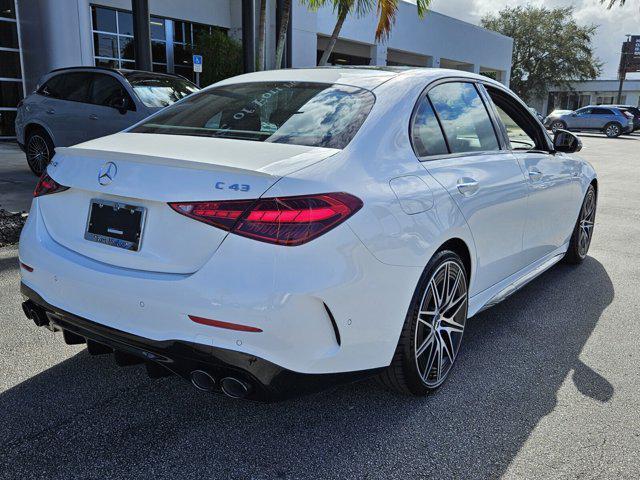 new 2025 Mercedes-Benz AMG C 43 car, priced at $73,590