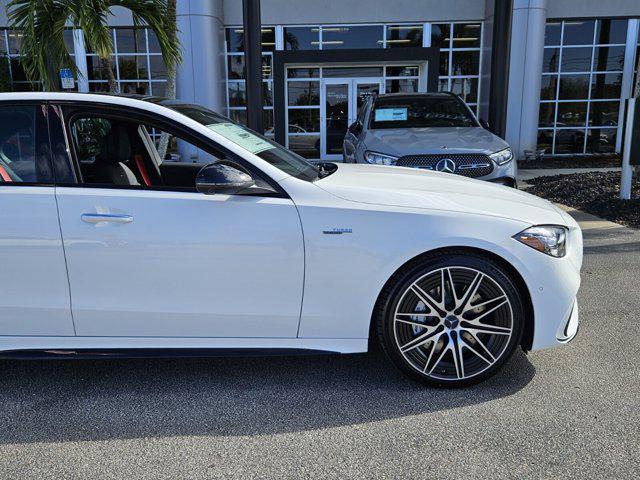 new 2025 Mercedes-Benz AMG C 43 car, priced at $73,590