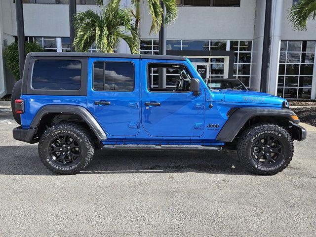 used 2021 Jeep Wrangler car, priced at $35,338