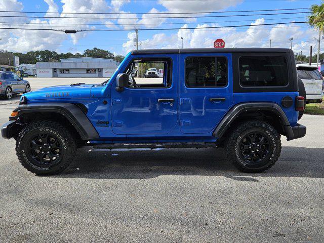 used 2021 Jeep Wrangler car, priced at $35,338