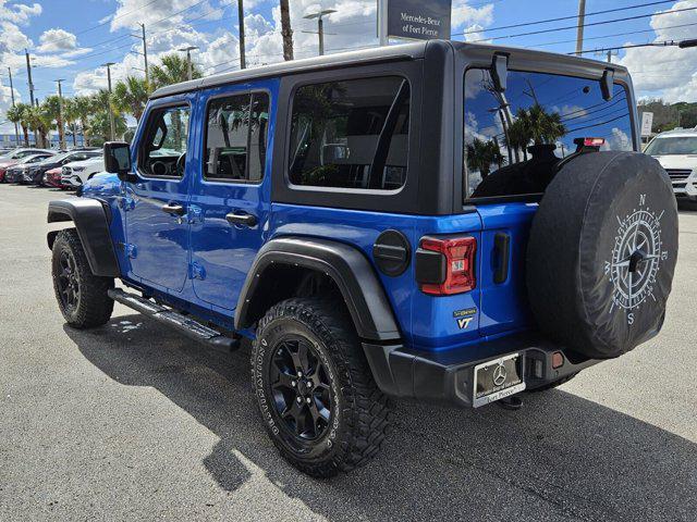 used 2021 Jeep Wrangler car, priced at $35,338