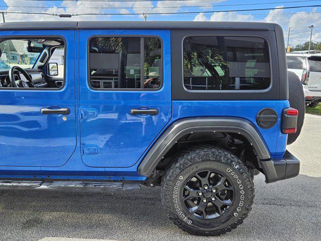 used 2021 Jeep Wrangler car, priced at $35,338