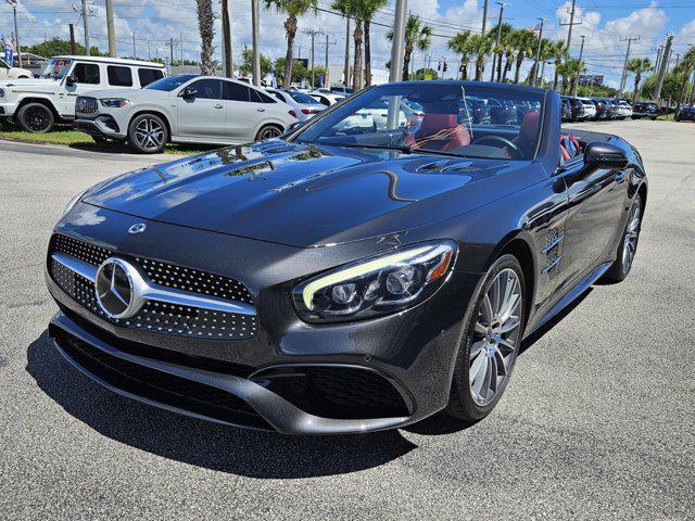 used 2020 Mercedes-Benz SL 550 car, priced at $58,998