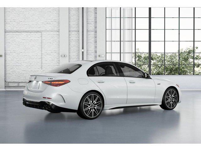 new 2025 Mercedes-Benz AMG C 43 car, priced at $76,340