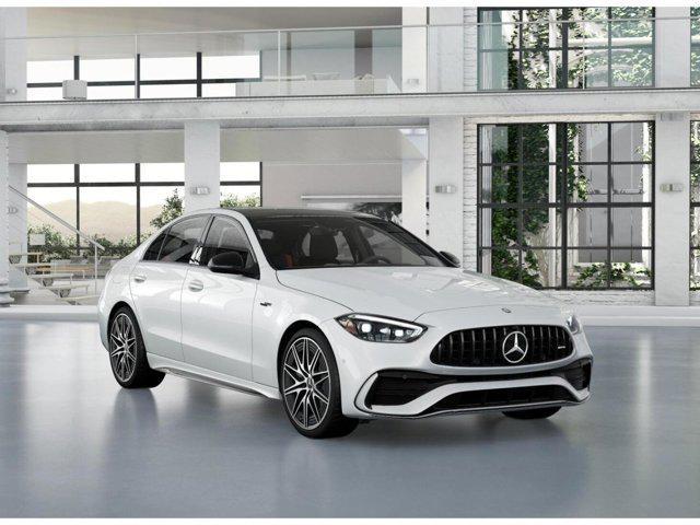 new 2025 Mercedes-Benz AMG C 43 car, priced at $76,340
