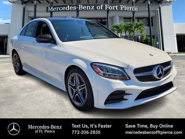 used 2021 Mercedes-Benz C-Class car, priced at $32,485