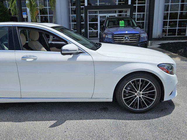 used 2021 Mercedes-Benz C-Class car, priced at $24,495