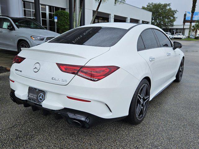 used 2022 Mercedes-Benz AMG CLA 35 car, priced at $37,895