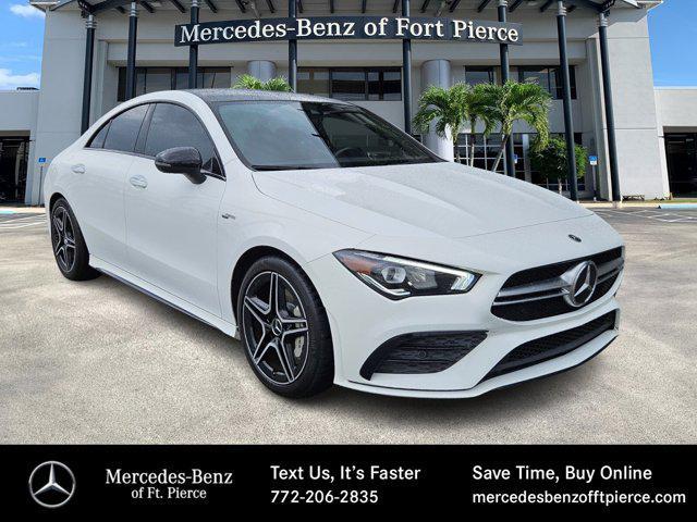 used 2022 Mercedes-Benz AMG CLA 35 car, priced at $37,895