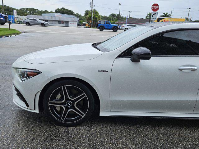used 2022 Mercedes-Benz AMG CLA 35 car, priced at $37,895