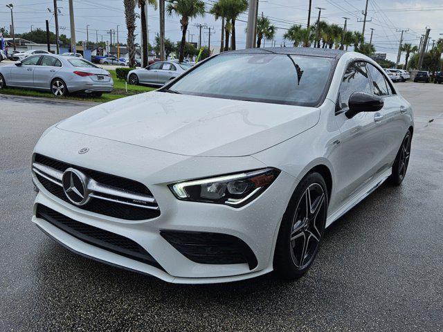 used 2022 Mercedes-Benz AMG CLA 35 car, priced at $37,895