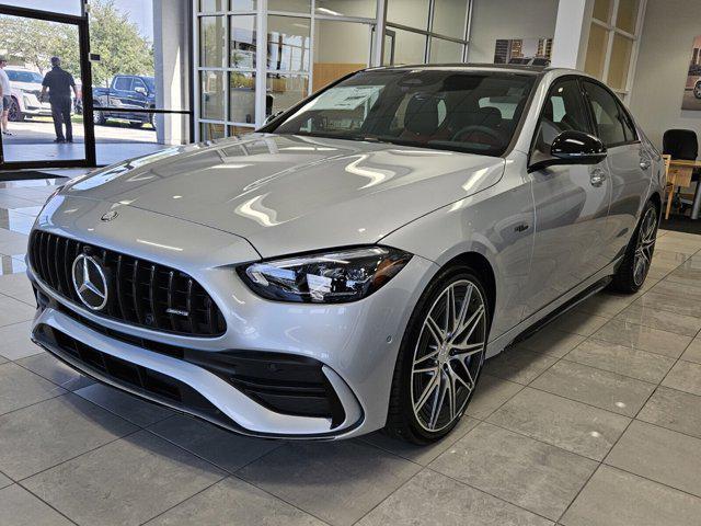 new 2025 Mercedes-Benz AMG C 43 car, priced at $70,255