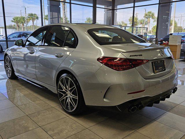 new 2025 Mercedes-Benz AMG C 43 car, priced at $70,255