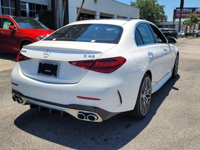 new 2024 Mercedes-Benz AMG C 43 car, priced at $73,360