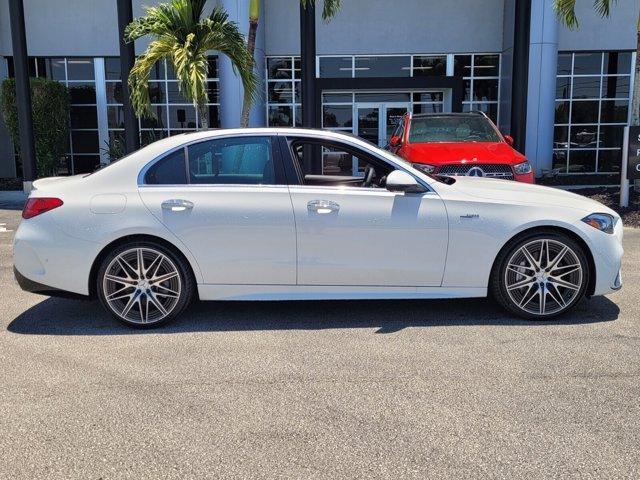 new 2024 Mercedes-Benz AMG C 43 car, priced at $73,360