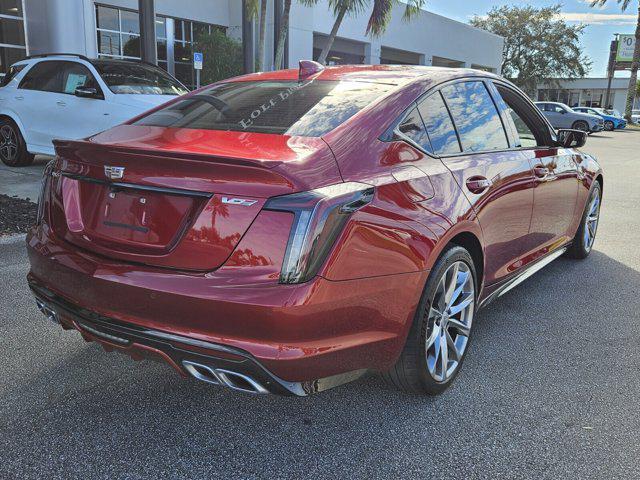 used 2022 Cadillac CT5-V car, priced at $45,000