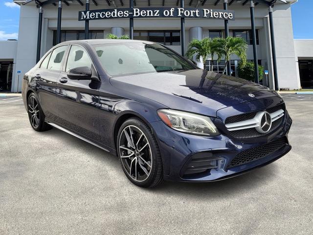 used 2021 Mercedes-Benz AMG C 43 car, priced at $46,885