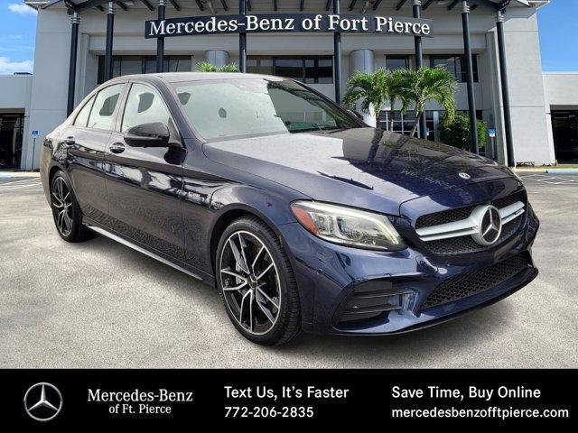 used 2021 Mercedes-Benz AMG C 43 car, priced at $43,485