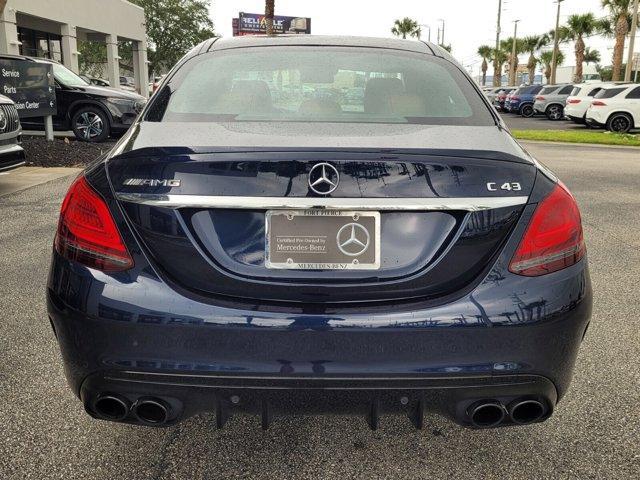 used 2021 Mercedes-Benz AMG C 43 car, priced at $44,885
