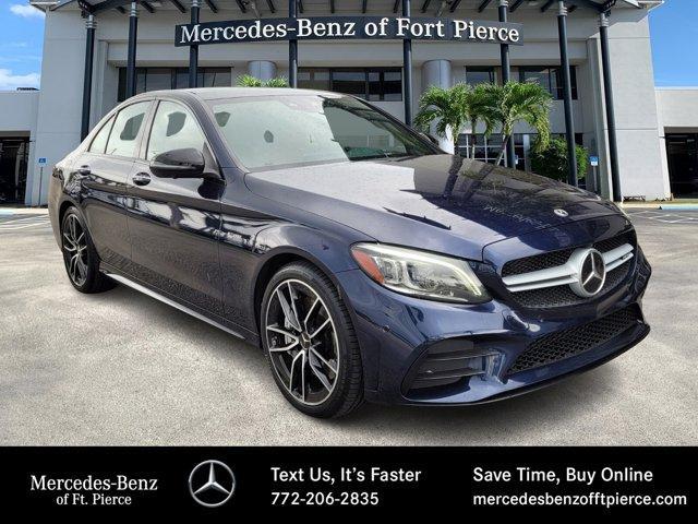 used 2021 Mercedes-Benz AMG C 43 car, priced at $45,955