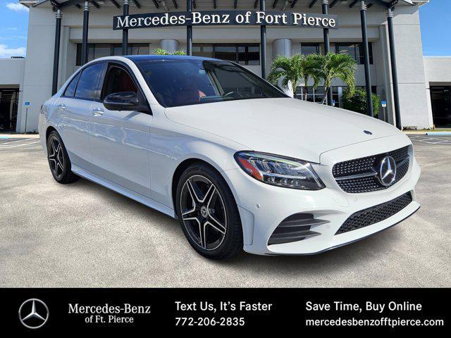 used 2021 Mercedes-Benz C-Class car, priced at $27,448