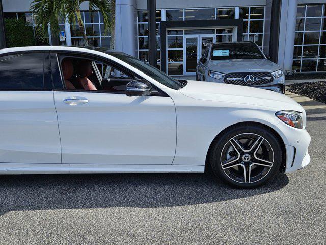 used 2021 Mercedes-Benz C-Class car, priced at $27,448