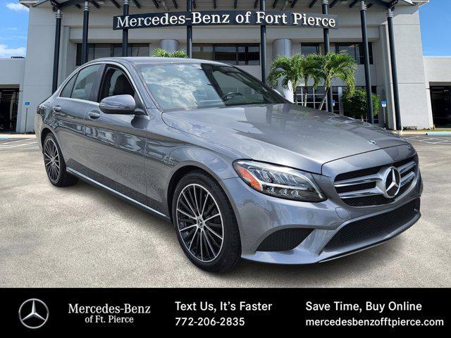 used 2021 Mercedes-Benz C-Class car, priced at $23,795