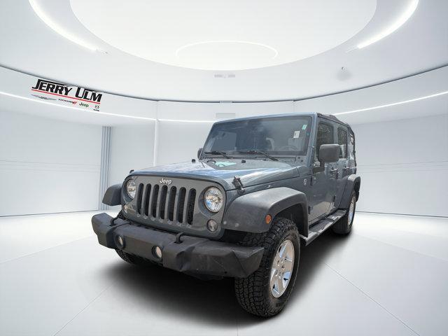 used 2015 Jeep Wrangler Unlimited car, priced at $19,213