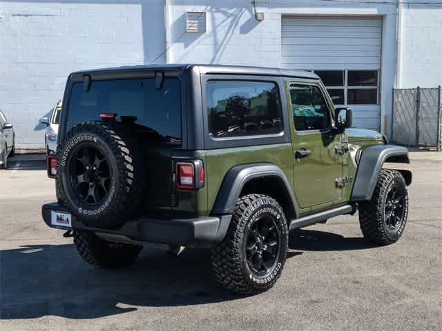 used 2021 Jeep Wrangler car, priced at $27,095