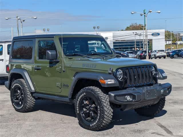 used 2021 Jeep Wrangler car, priced at $27,095