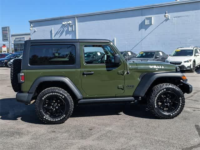 used 2021 Jeep Wrangler car, priced at $27,095