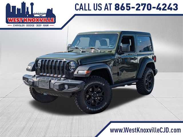 used 2021 Jeep Wrangler car, priced at $27,095