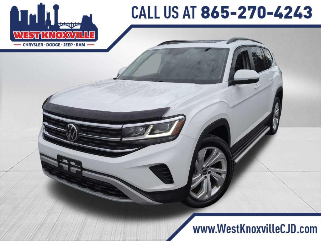 used 2021 Volkswagen Atlas car, priced at $20,500
