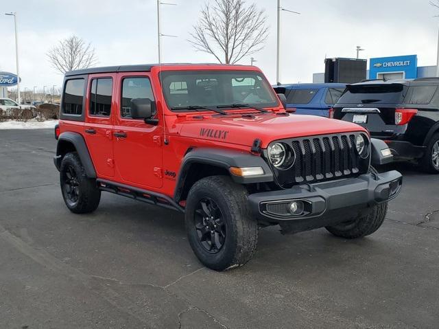 used 2021 Jeep Wrangler car, priced at $26,900