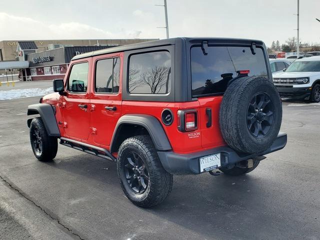 used 2021 Jeep Wrangler car, priced at $26,900