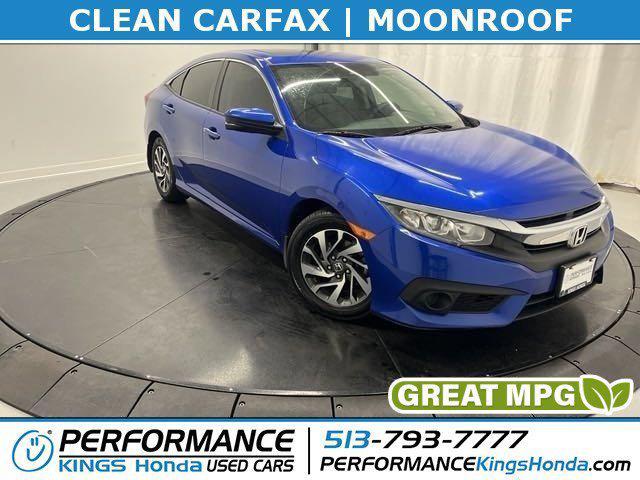 used 2018 Honda Civic car, priced at $15,444