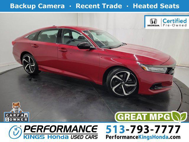 used 2022 Honda Accord car, priced at $27,257