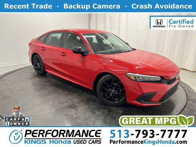 used 2022 Honda Civic car, priced at $23,438