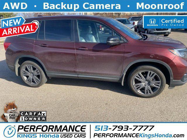 used 2021 Honda Passport car, priced at $29,208