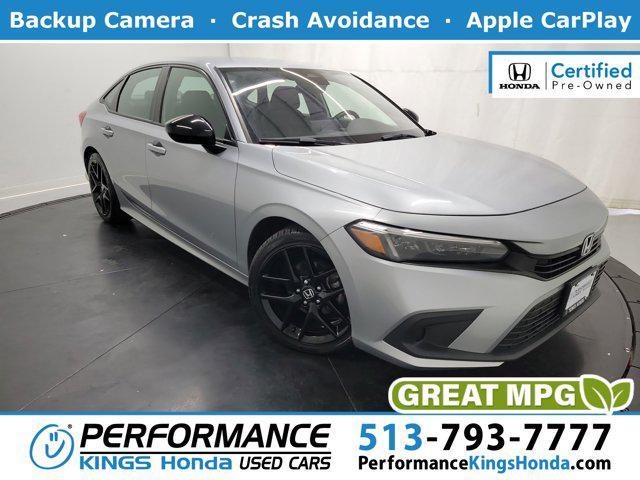 used 2022 Honda Civic car, priced at $24,135