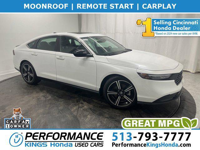 used 2023 Honda Accord Hybrid car, priced at $24,267