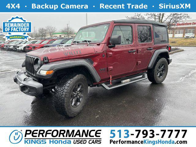 used 2021 Jeep Wrangler Unlimited car, priced at $28,711